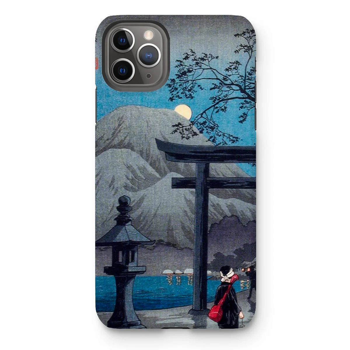 Hakone Lake in Moonlight - Hiroaki Takahashi Iphone Case - 11 Pro Max / Matte