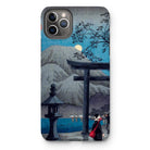 Hakone Lake in Moonlight - Hiroaki Takahashi Iphone Case - 11 Pro Max / Matte