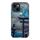 Hakone Lake in Moonlight - Hiroaki Takahashi Iphone Case - 14 Plus / Matte