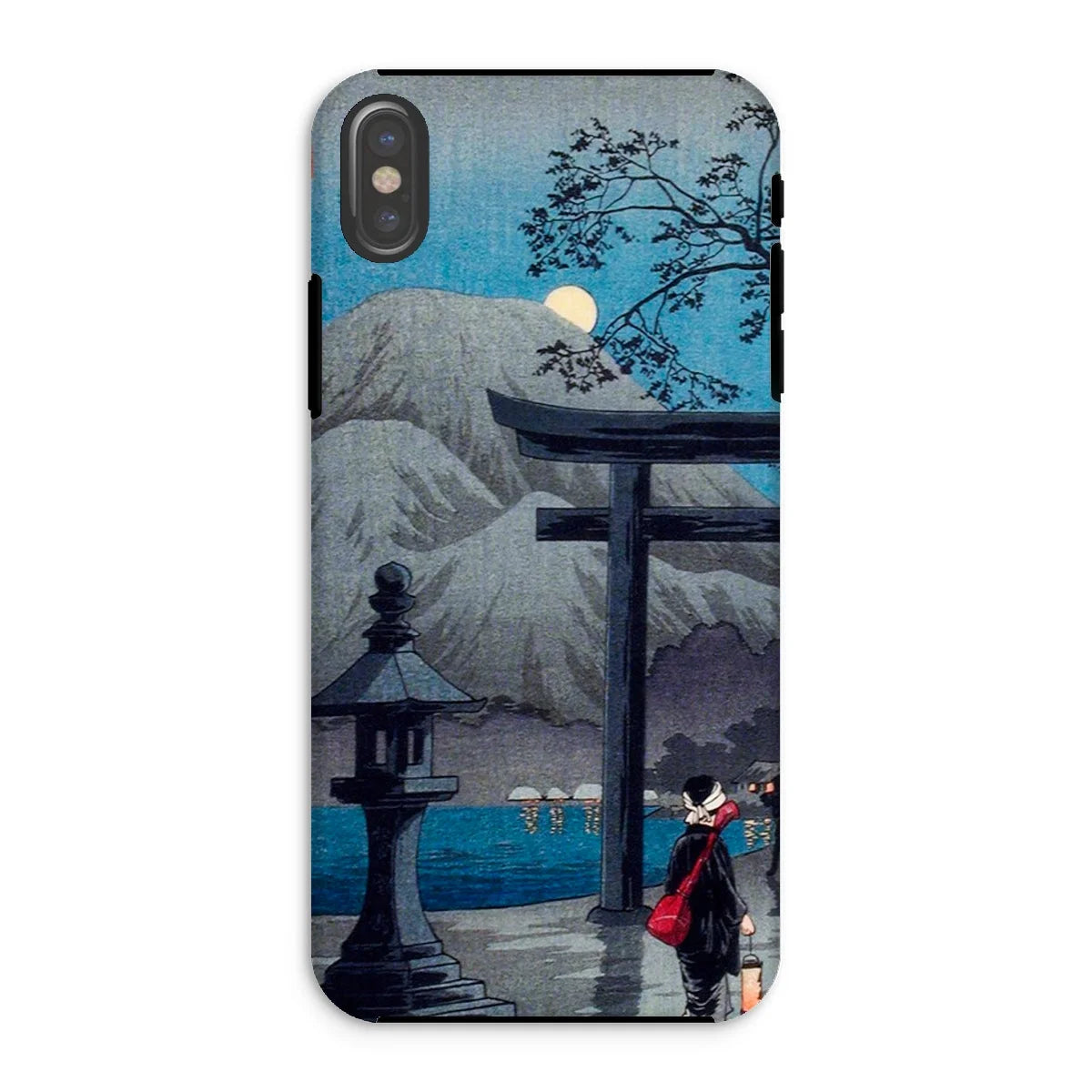 Hakone Lake in Moonlight - Hiroaki Takahashi Iphone Case - Xs / Matte