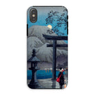 Hakone Lake in Moonlight - Hiroaki Takahashi Iphone Case - Xs / Matte