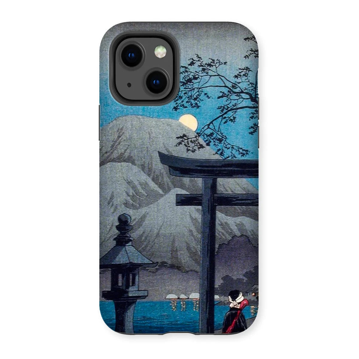 Hakone Lake in Moonlight - Hiroaki Takahashi Iphone Case - 13 / Matte