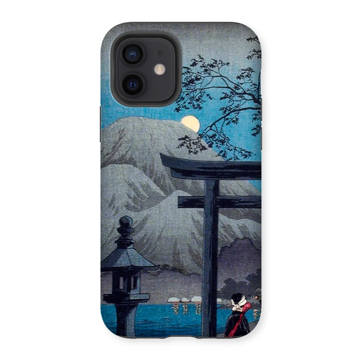 Hakone Lake in Moonlight - Hiroaki Takahashi Iphone Case - 12 / Matte