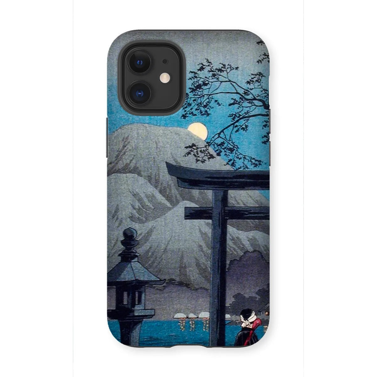 Hakone Lake in Moonlight - Hiroaki Takahashi Iphone Case - 12 Mini / Matte