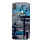 Hakone Lake in Moonlight Hiroaki Takahashi Iphone Case, Xs / Matte, Phone Case Japanese Art