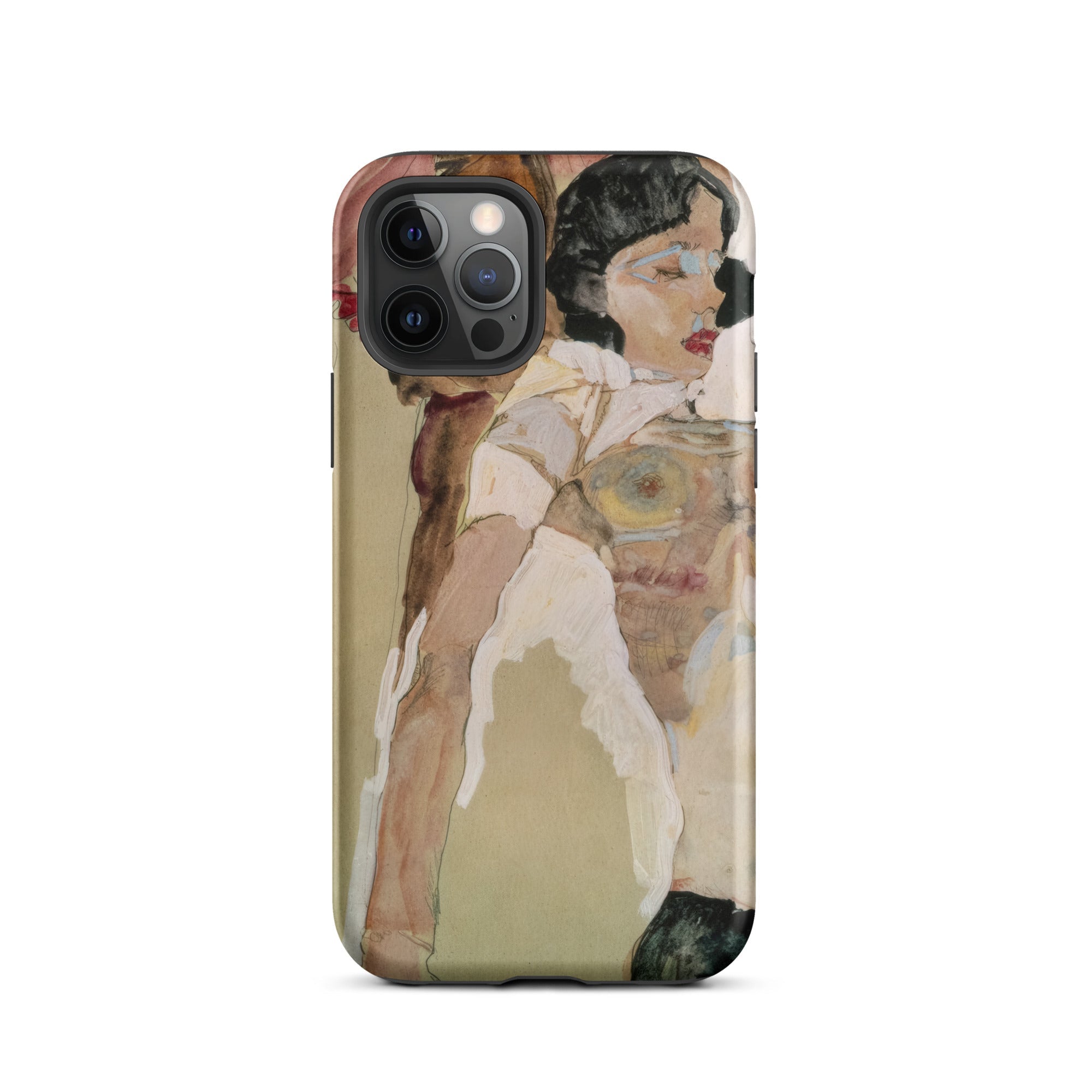 Half Naked Woman - Egon Schiele Iphone Case, 12 Pro / Matte
