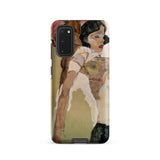 Half Naked Woman - Egon Schiele Samsung Case, Galaxy S20 / Matte, Smartphone Case Abstract Painted Two Figures