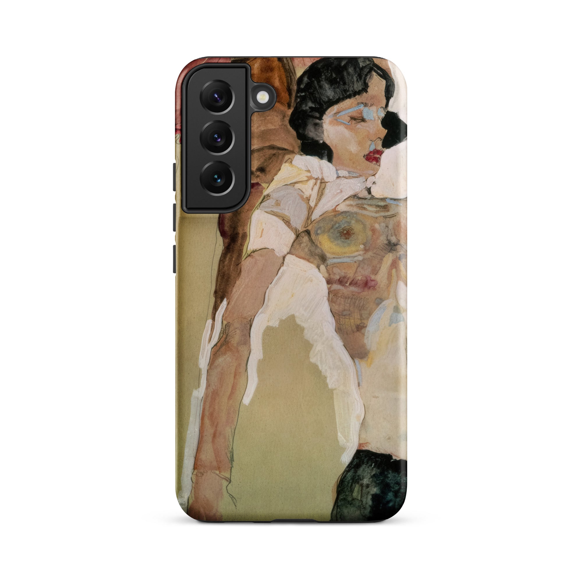 Half Naked Woman - Egon Schiele Samsung Case, Galaxy S22 Plus / Matte