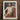 Wooden Framed Classical Male Figure Art Print Red Bouguereau’s Canvas Isolates, Commanding Pose with Head Angled, Hand Raised Arm Burns