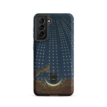 Hall of Stars - Karl Friedrich Thiele Phone Case Samsung Galaxy S21 / Matte Dark Blue Celestial Design White Iphone, Mobile Cases