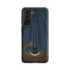 Hall of Stars Karl Friedrich Thiele Samsung Case, Galaxy S21 Fe / Matte, Black Phone Case Celestial Night Sky Design Crescent