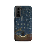 Hall of Stars - Karl Friedrich Thiele Samsung Case, Galaxy S21 / Matte, Smartphone Case Artistic Depiction Starry Night Sky Crescent
