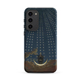 Hall of Stars - Karl Friedrich Thiele Samsung Case, Galaxy S23 Plus / Matte, Dark-colored Smartphone Case Starry Night Sky Design Crescent