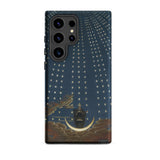 Hall of Stars - Karl Friedrich Thiele Samsung Case, Galaxy S24 Ultra / Matte, Dark Blue Phone Case Starry Night Sky Person