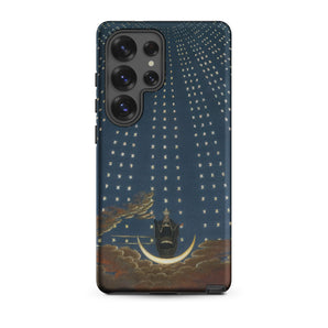 Hall of Stars - Karl Friedrich Thiele Samsung Case, Galaxy S25 Ultra / Matte, Dark Blue Phone Case Starry Sky Clouds Figure