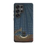 Hall of Stars - Karl Friedrich Thiele Samsung Case, Galaxy S25 Ultra / Matte, Dark Blue Phone Case Starry Sky Clouds Figure