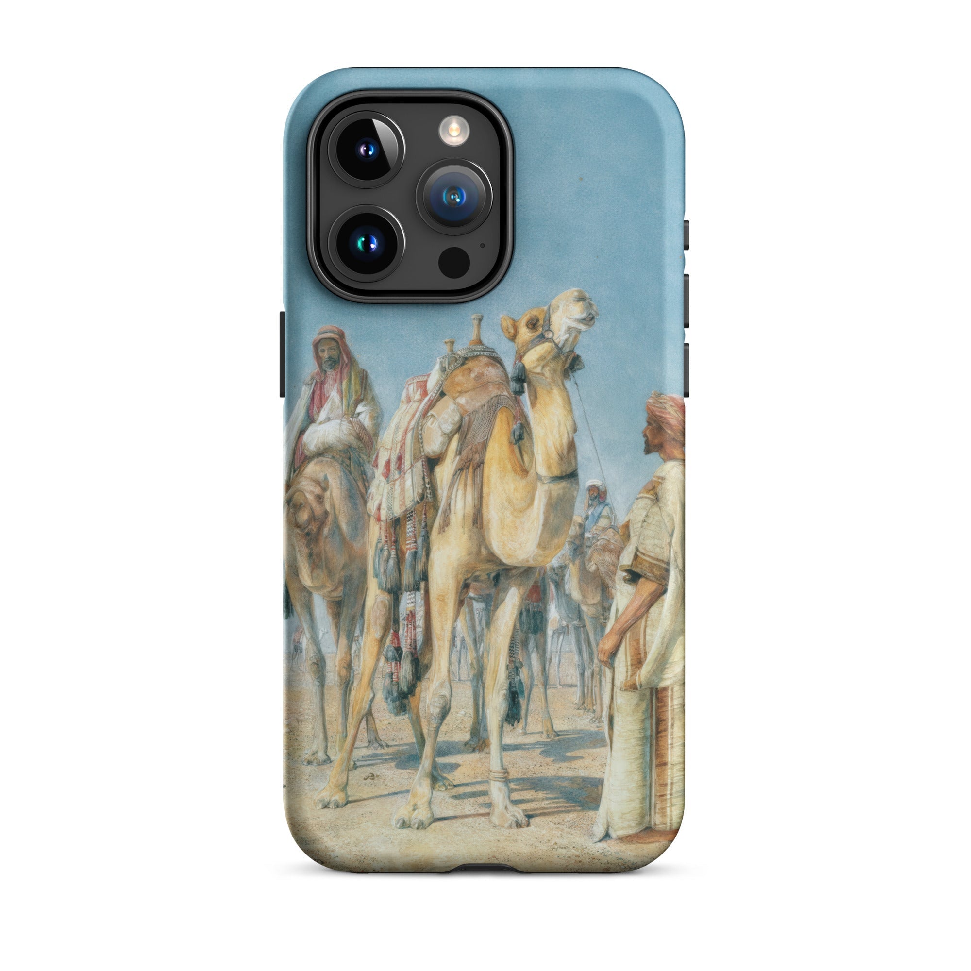 Halt in the Desert John Frederick Lewis Iphone Case, 15 Pro Max / Matte, Iphone Pro Max Phone Case Desert Scene
