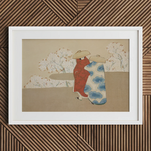 Hanami -seizoen - Kamisaka Sekka Art Print