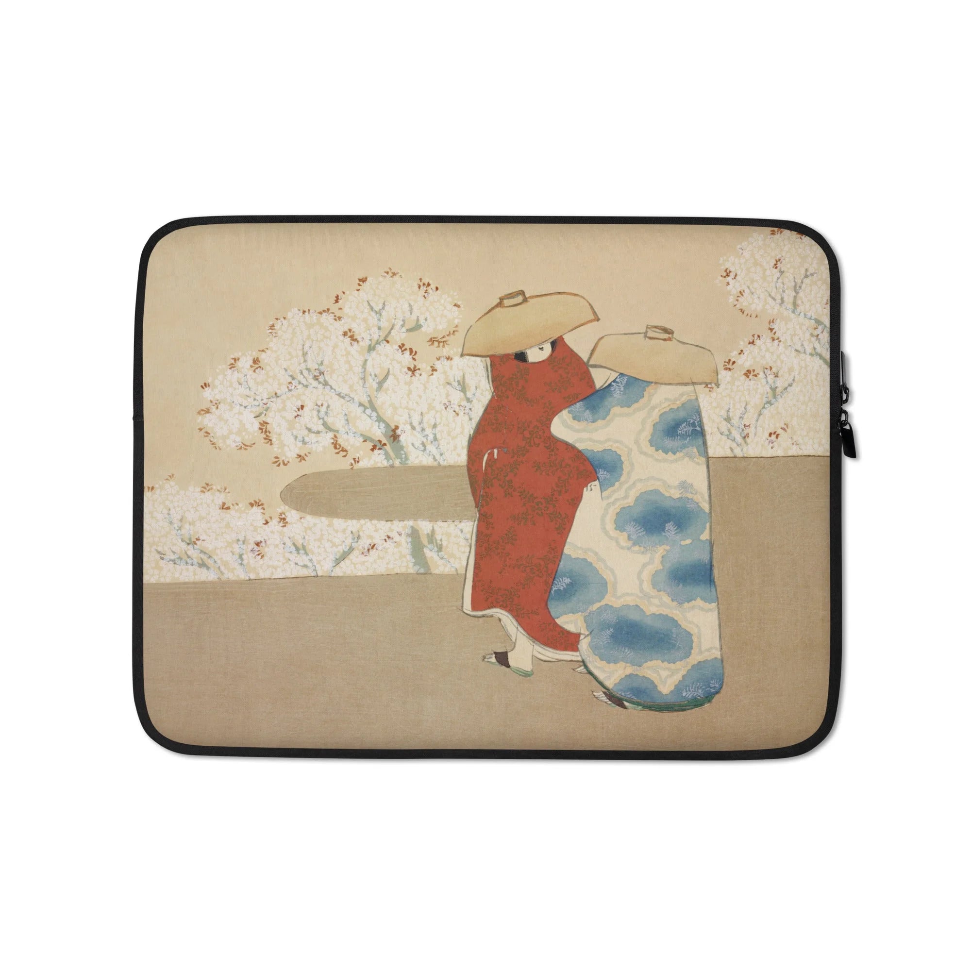 Hanami Season - Kamisaka Sekka Meiji Art Laptop Sleeve 13″ Computer Covers & Skins