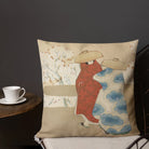 Hanami Season - Kamisaka Sekka Meiji Art Pillow Throw Pillows