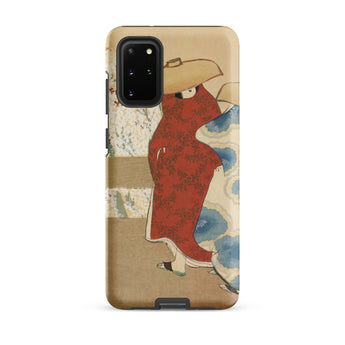 Hanami Season - Kamisaka Sekka Meiji Samsung Case, Galaxy S20 Plus / Matte, Smartphone Case Traditional Japanese Art Design Two Figures