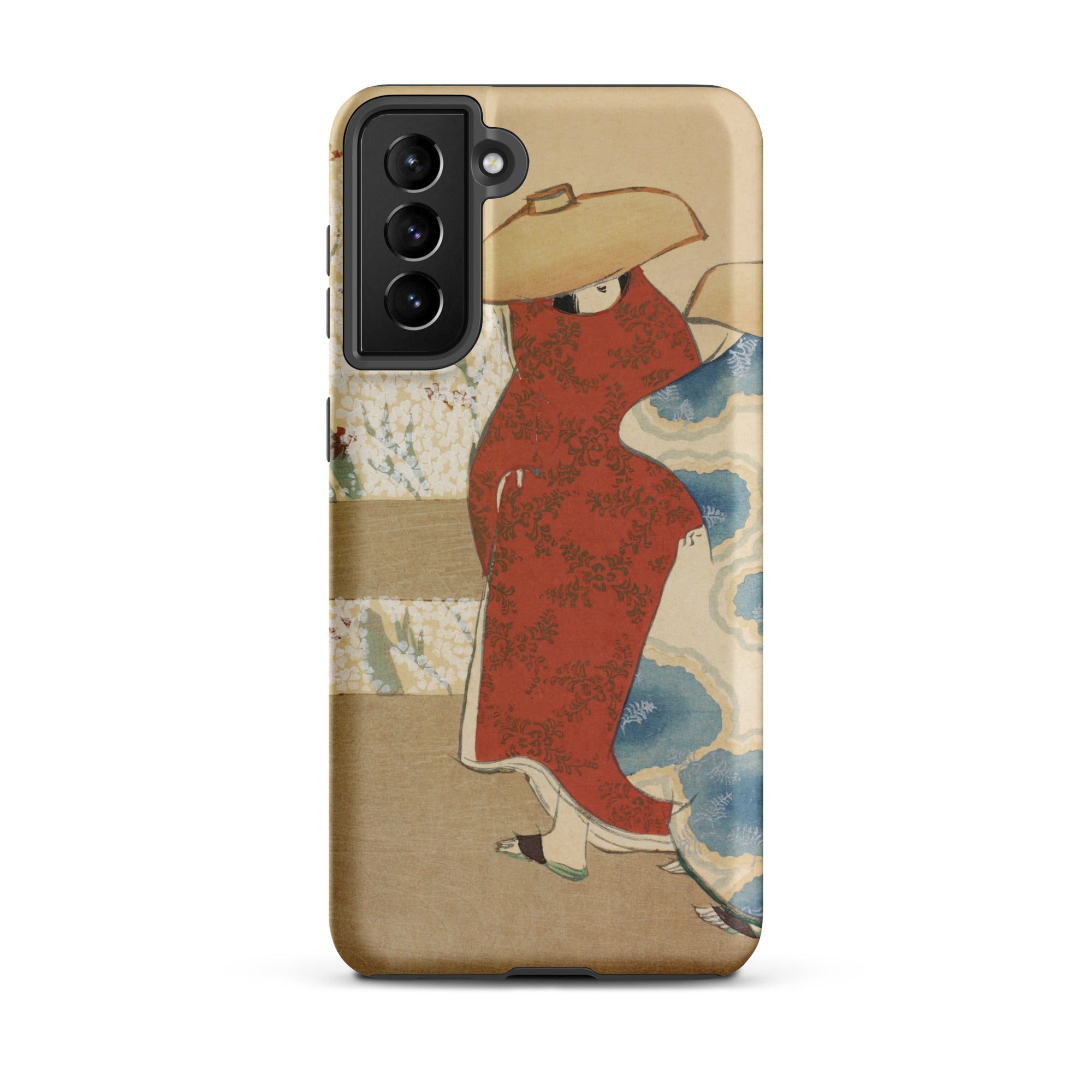 Hanami Season Kamisaka Sekka Meiji Samsung Case, Galaxy S21 Plus / Matte, Smartphone Protective Case Traditional Japanese Art Design