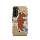 Hanami Season Kamisaka Sekka Meiji Samsung Case, Galaxy S22 / Matte, Smartphone Case Traditional Japanese Art Design