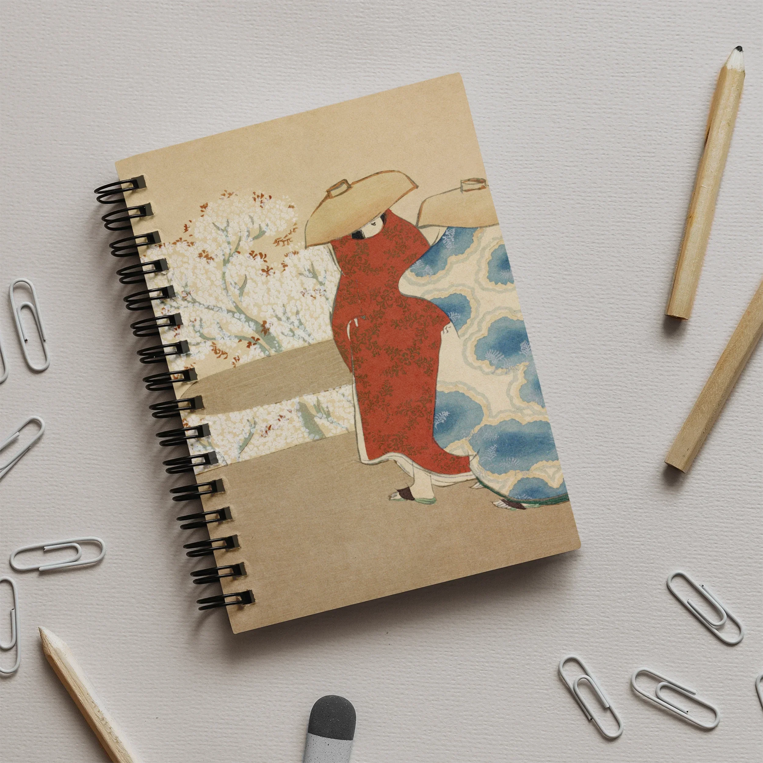 Hanami Season - Kamisaka Sekka Notebook Notebooks & Notepads