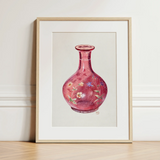 Hand Painted Carafe - Ralph Atkinson Art Print / Canvas, 12x16’’ / 31x41cm / Natural Frame / Matboard, Posters Prints & Visual Artwork,