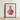 Framed Watercolor Painting Translucent Pink Glass Vase Adorned Hand-painted Carafe Art, Ralph Atkinson’s Mastery, Delicate Glassware