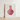 Framed Watercolor Illustration Translucent Ruby-red Vase Adorned Delicate Hand-painted Carafe Art, Ralph Atkinson’s Mastery, Glassware