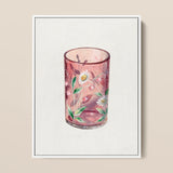 Hand Painted Glass - Ralph Atkinson Art Print / Canvas, 12x16’’ / 31x41cm / White Frame, Posters Prints & Visual Artwork, Toby Leon