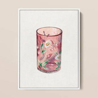 Hand Painted Glass - Ralph Atkinson Art Print / Canvas, 12x16’’ / 31x41cm / White Frame, Posters Prints & Visual Artwork, Toby Leon