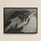 Hands and Horse Skull - Alfred Stieglitz Framed Canvas Posters Prints & Visual Artwork