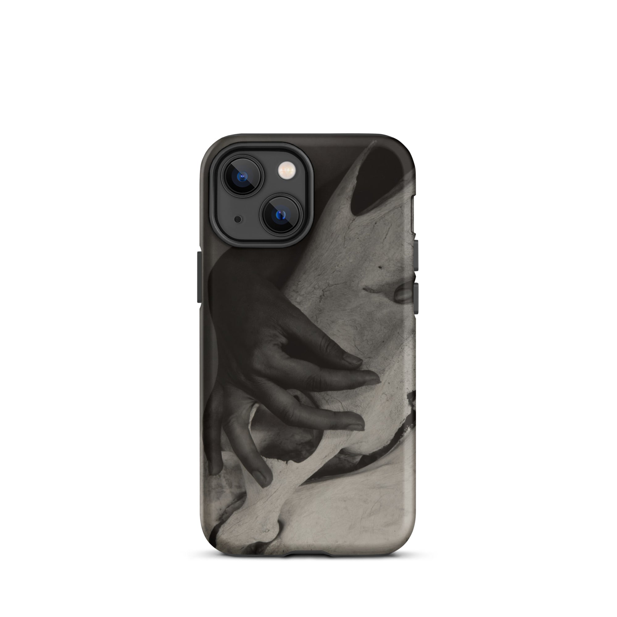 Hands and Horse Skull - Alfred Stieglitz Iphone Case, 13 Mini / Matte, Black White Phone Case