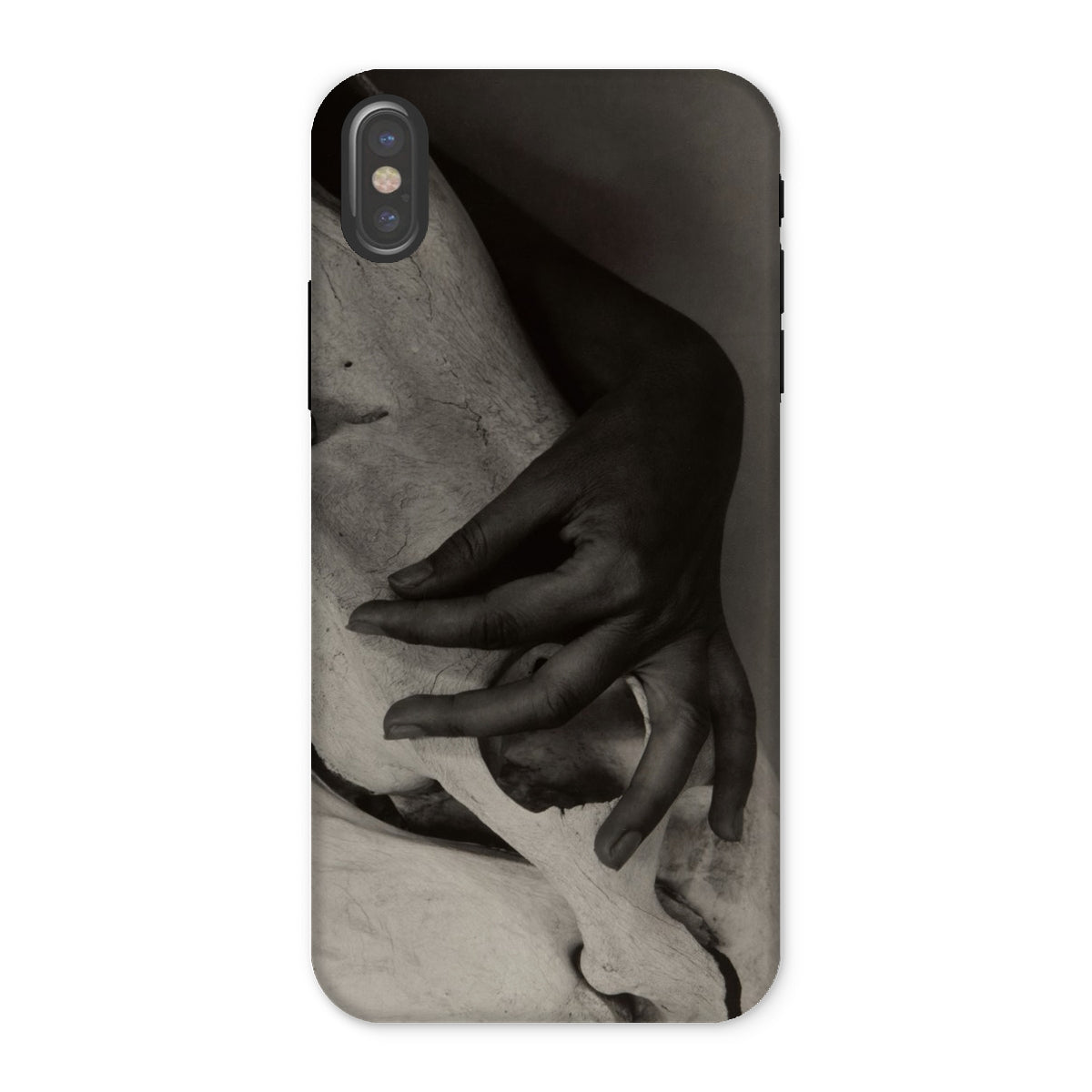 Hands and Horse Skull - Alfred Stieglitz Iphone Case - x / Matte