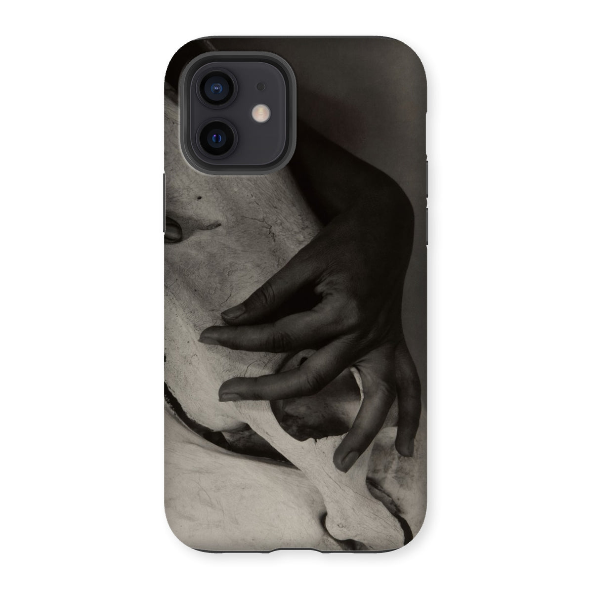 Hands and Horse Skull - Alfred Stieglitz Iphone Case - 12 / Matte