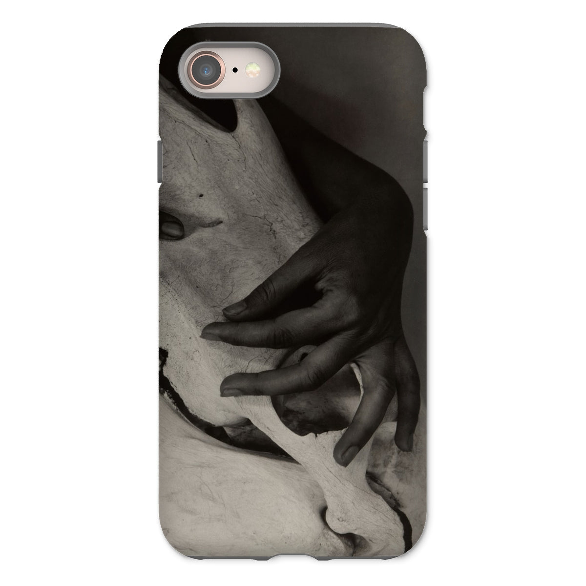 Hands and Horse Skull - Alfred Stieglitz Iphone Case - 8 / Matte