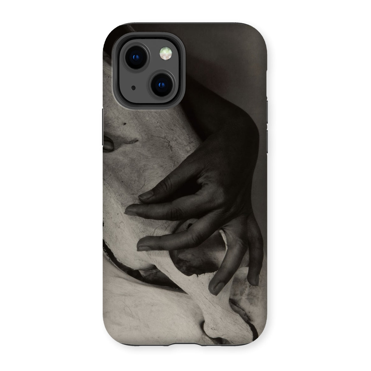 Hands and Horse Skull - Alfred Stieglitz Iphone Case - 13 / Matte