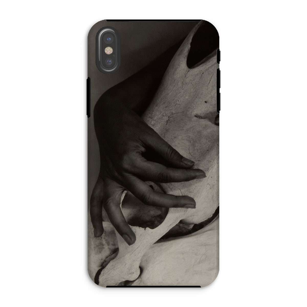 Hands and Horse Skull - Alfred Stieglitz Iphone Case, Xs / Matte, Black White Phone Case