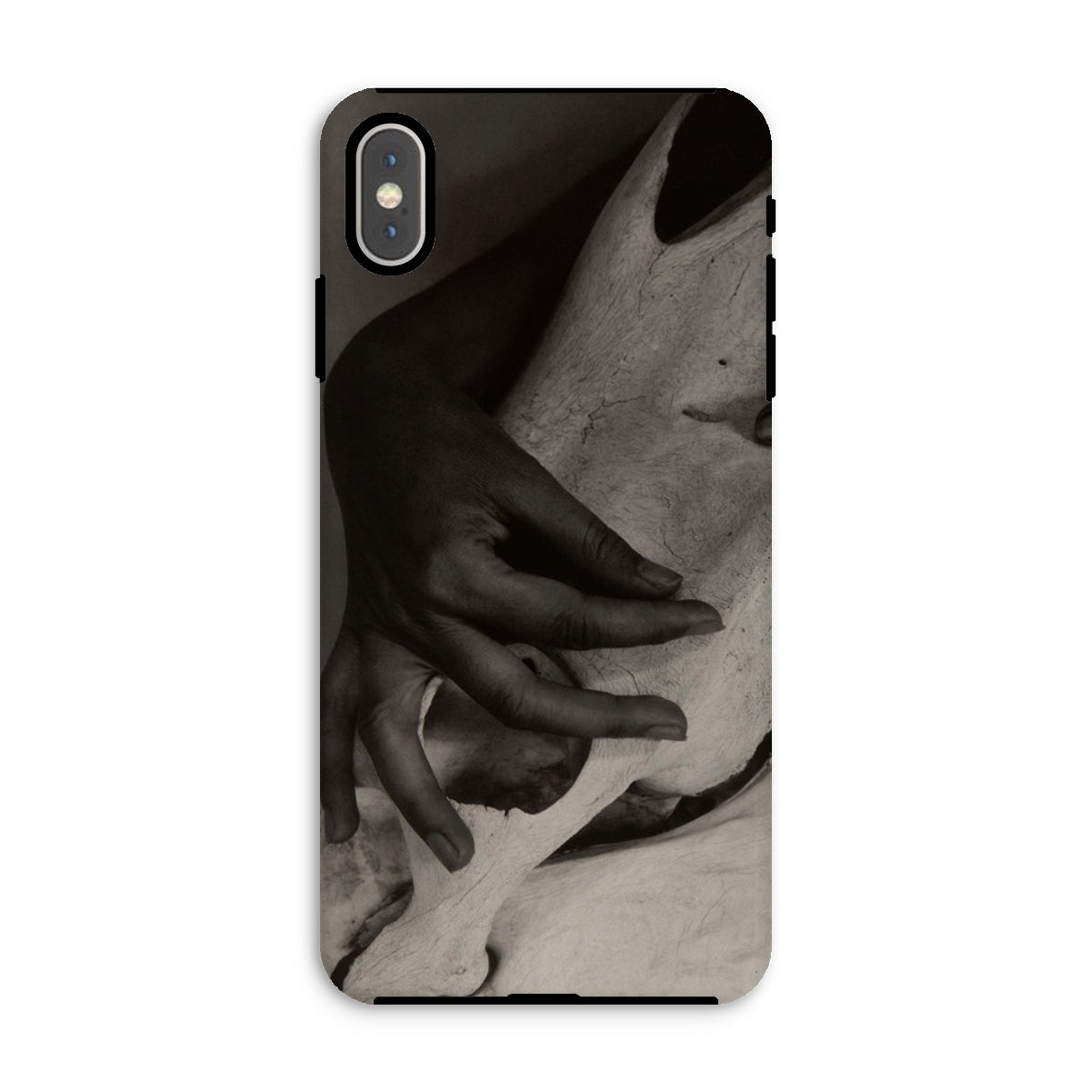 Hands and Horse Skull - Alfred Stieglitz Iphone Case, Xs Max / Matte, Black White Phone Case