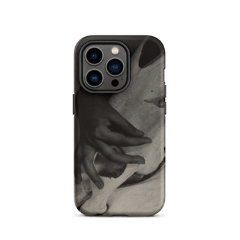 Hands and Horse Skull - Alfred Stieglitz Phone Case Iphone 14 Pro / Matte Black White Phone Case Horse Skull, Iphone