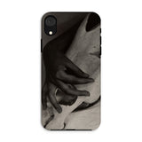 Hands and Horse Skull - Alfred Stieglitz Phone Case Iphone Xr / Matte Black White Phone Case Horse Skull, Iphone