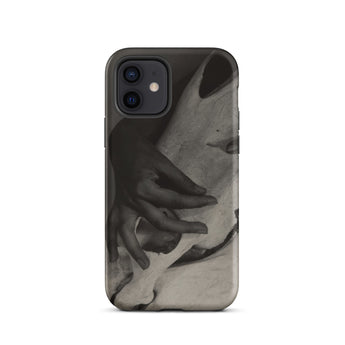 Hands and Horse Skull - Alfred Stieglitz Phone Case Iphone 12 / Matte Black White Phone Case Horse Skull, Iphone