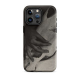 Hands and Horse Skull - Alfred Stieglitz Phone Case Iphone 15 Pro Max / Matte Black White Phone Case Horse Skull, Iphone