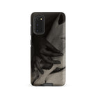 Hands and Horse Skull Alfred Stieglitz Samsung Case, Galaxy S20 / Matte, Black Smartphone Case Monochrome Abstract Design Intertwined Hands