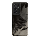 Hands and Horse Skull Alfred Stieglitz Samsung Case, Galaxy S21 Ultra / Matte, Smartphone Black White Art Printed Case