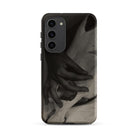 Hands and Horse Skull Alfred Stieglitz Samsung Case, Galaxy S23 Plus / Matte, Dark Toned Phone Case Stylized Black White Hands Face