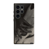 Hands and Horse Skull - Alfred Stieglitz Samsung Case, Galaxy S24 Ultra / Matte, Smartphone Black White Artistic Case Intertwined Hands