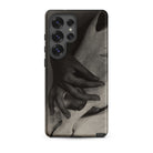 Hands and Horse Skull Alfred Stieglitz Samsung Case, Galaxy S25 Ultra / Matte, Black Smartphone Case Monochrome Intertwined Hands